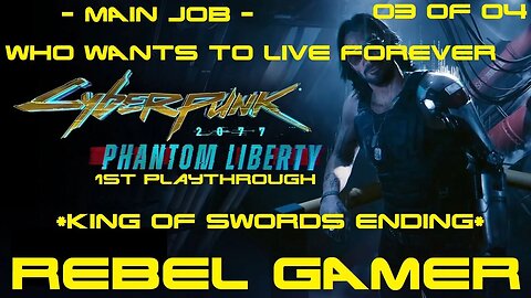 CP2077: Phantom Liberty - Main Job: Who Wants to Live Forever (3 of 4) - XBOX SERIES X (HD)