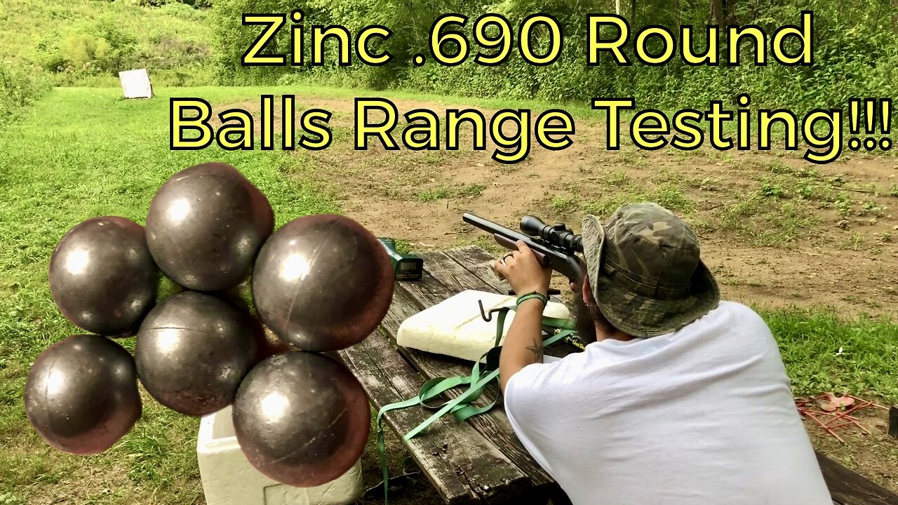 12 Gauge Zinc .690 Round Ball Range Testing!