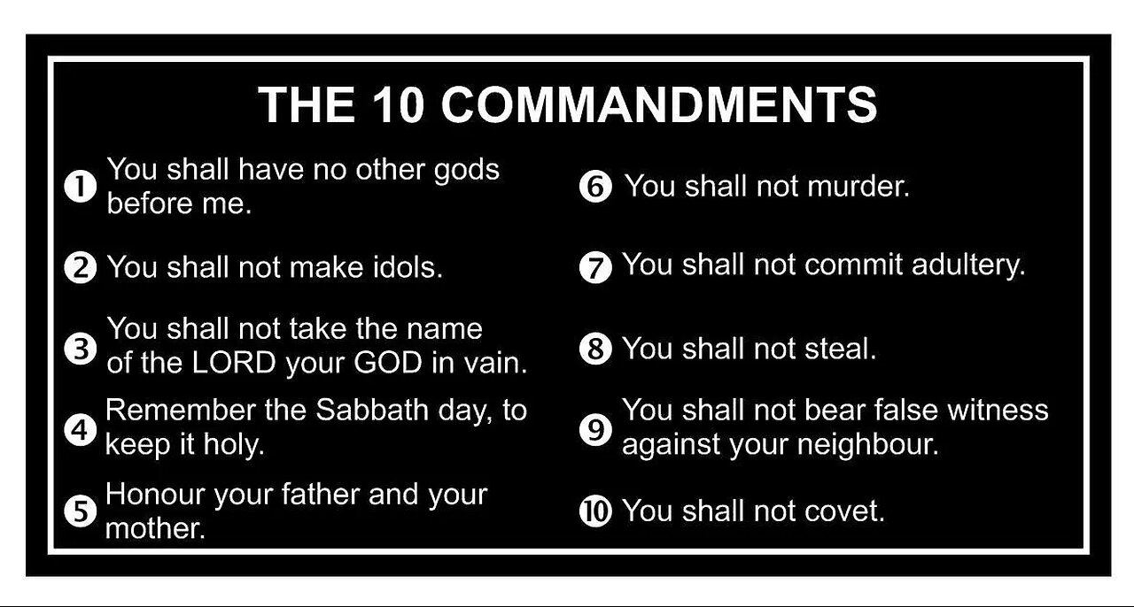 The 10 Commandments Part 8