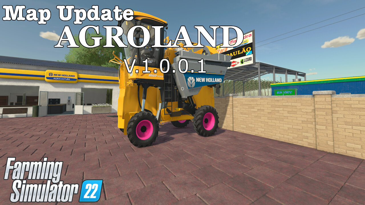 Map Update | AGROLAND | V.1.0.0.1 | Farming Simulator 22