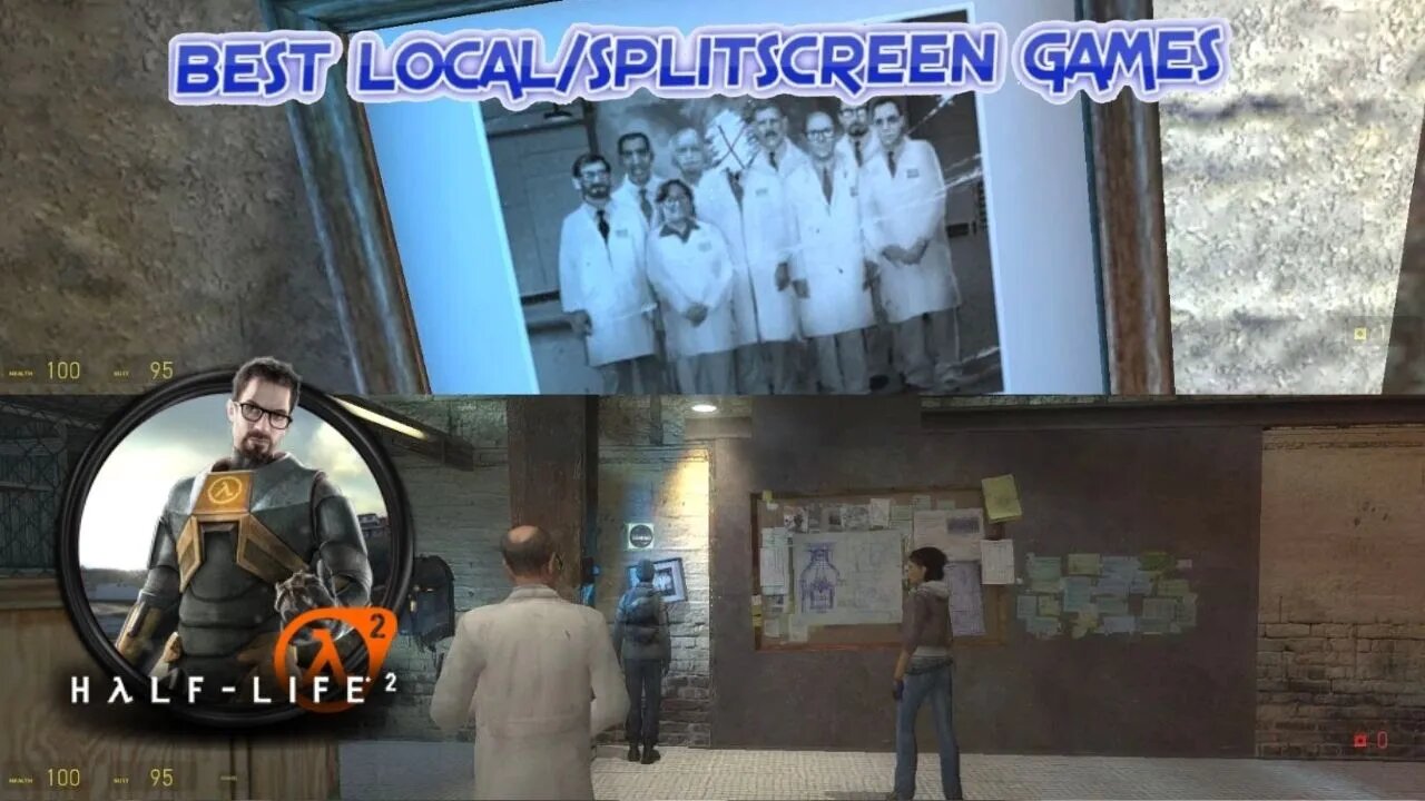 Half Life 2 Multiplayer - Splitscreen Campaign on Nucleus Coop #1 [Synergy]