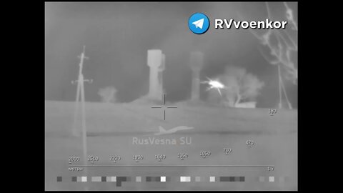 Destruction Of A Ukrainian Intelligence Officer By An ATGM Missile