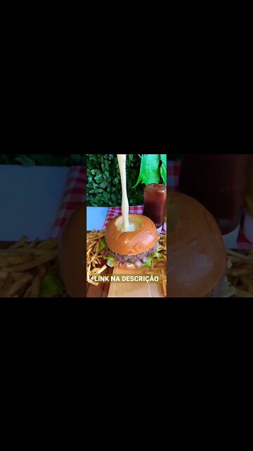 HAMBÚRGUER VULCÃO!! 🌋😱😍 | Receitas #Shorts