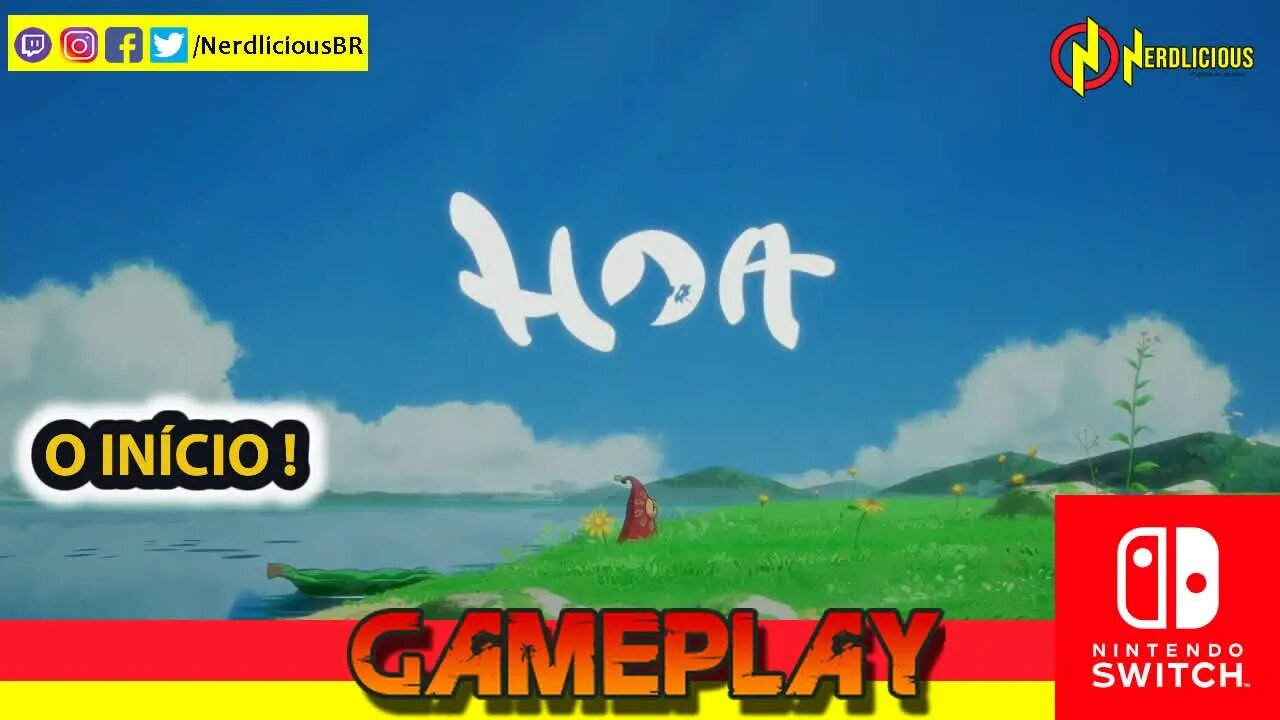 🎮 GAMEPLAY! O Início da história de HOA, um lindo jogo com artes pintadas à mão no Nintendo Switch!