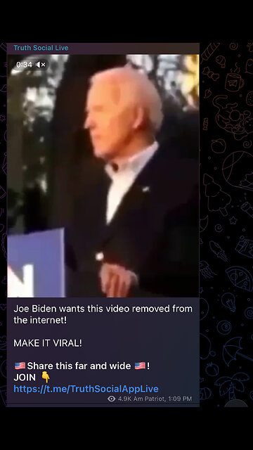 Joe Biden wants this video removed from the internet!