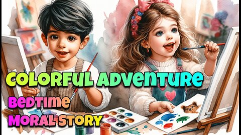 Isabella and Liam's Colorful Adventure - Short Story for Kids in English