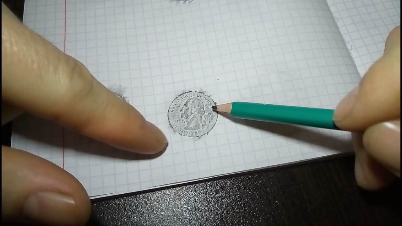 How to quickly draw a coin