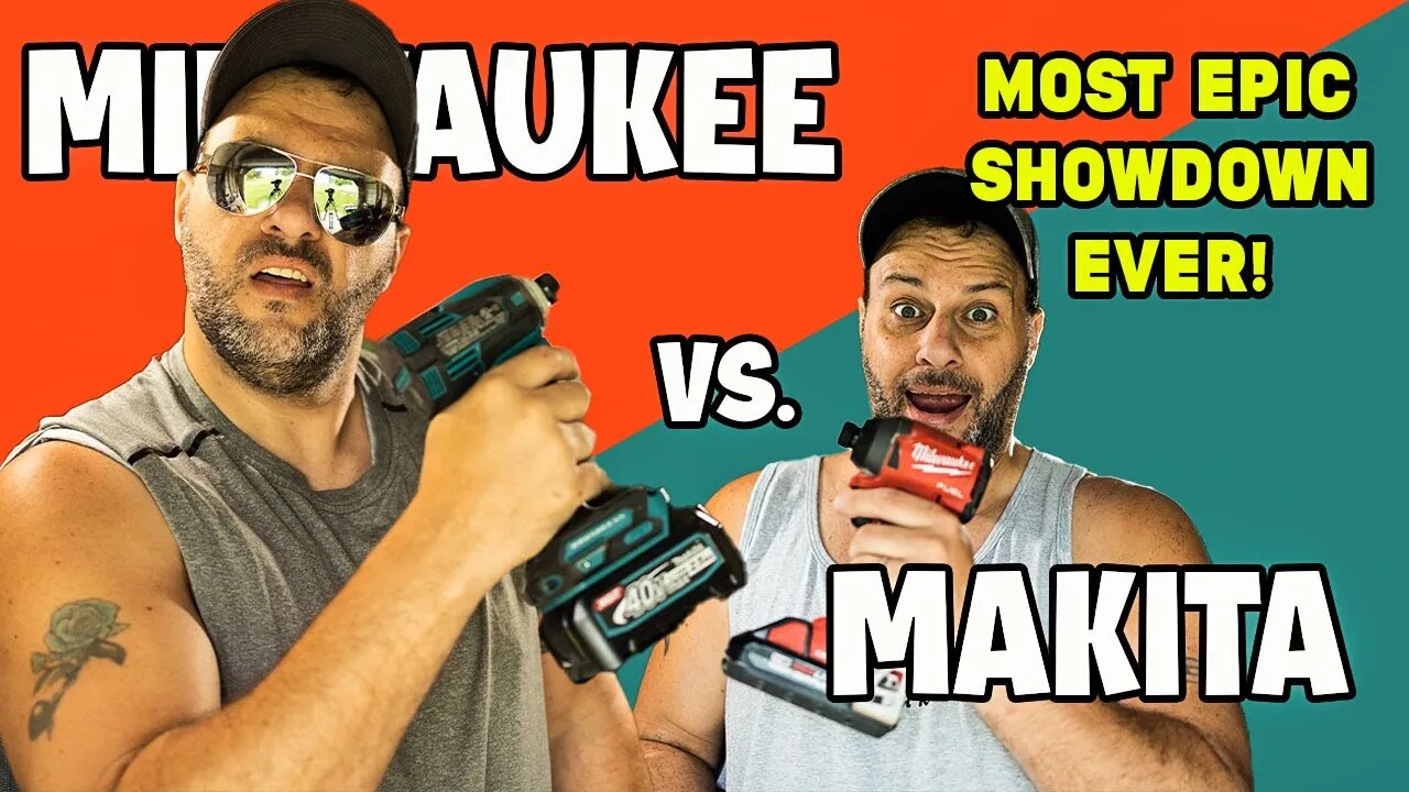 New (Makita 40v Max) Vs. Milwaukee Gen 3 Impact Driver - Most epic Power Tool Battle In History