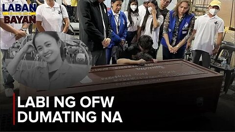 Labi ng OFW na si Marjorette Garcia na pinat*y sa Saudi, dumating na sa Pilipinas