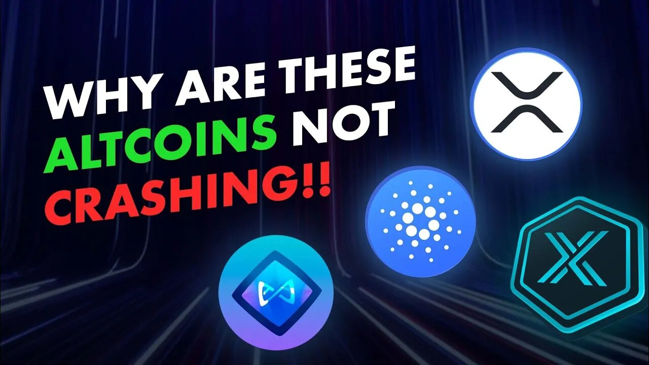 This Is Your Opportunity - Why Are These Altcoins Not Crashing. $XRP, $ADA, $IMX, AXS Market Update