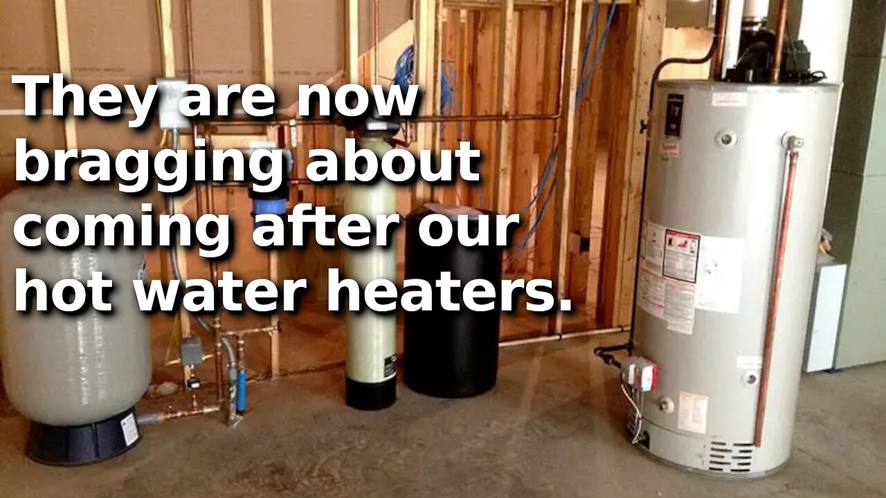 Biden Admin is Now Coming After Our Home Hot Water Heater Too as Part of Democrats’ Green Agenda