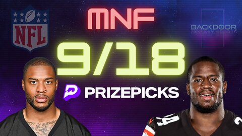 #PRIZEPICKS | 6 PICKS for #MNF! | PROP PICKS | DFS | 9/18/2023 | #NFL | FOOTBALL | 2 GAMES | BDFS 🏈