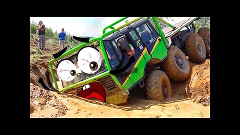 Off Road Truck Mud Race | Extrem off road 8X8 Truck Tatra - Woa Doodles Funny Videos