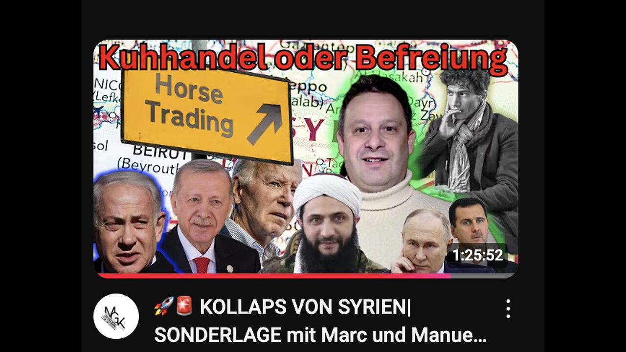 🚨 KOLLAPS VON SYRIEN| SONDERLAGE mit Marc und Manuel