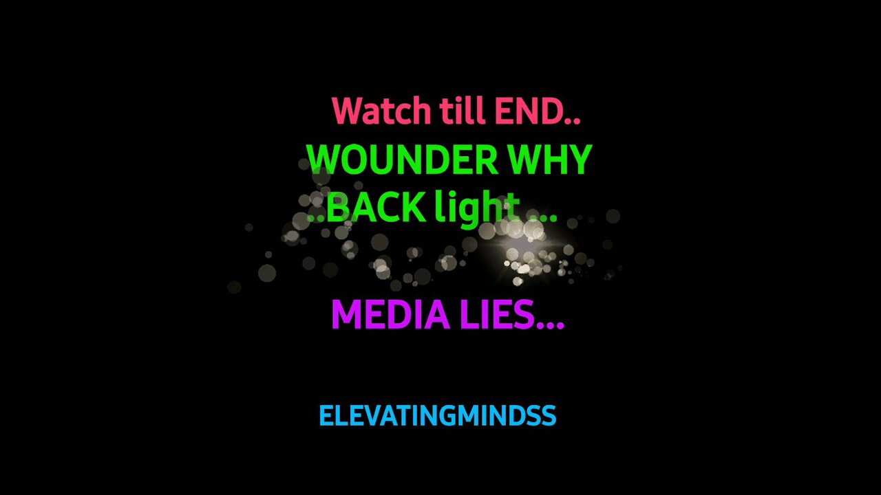 WOUNDER why Black lights popping up?