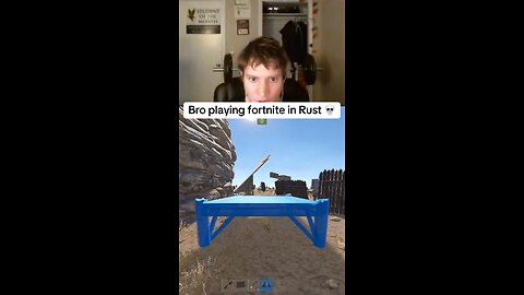 Bro playing fortnite in Rust