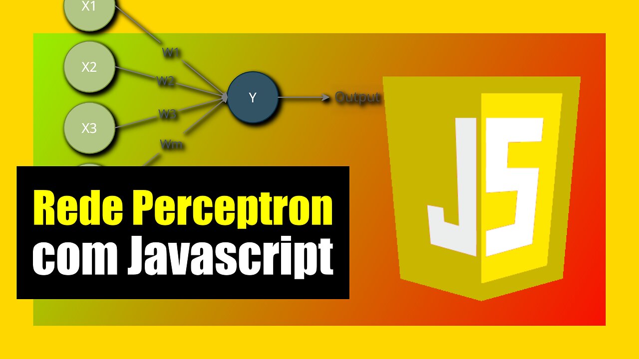 CRIANDO UMA REDE PERCEPTRON SIMPLES PARA APRENDIZADO DE MÁQUINA EM JAVASCRIPT