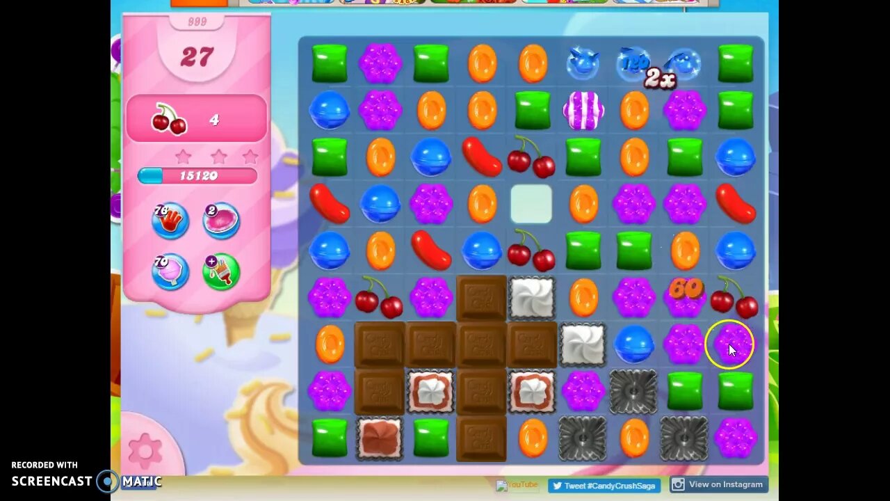 Candy Crush Level 999 Audio Talkthrough, 3 Stars 0 Boosters
