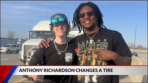 Colts QB Anthony Richardson Helps Stranded Driver