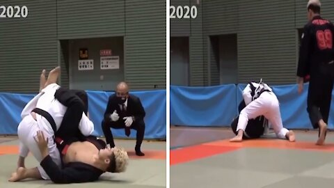Mistake between the opponent and the referee | funny sport video