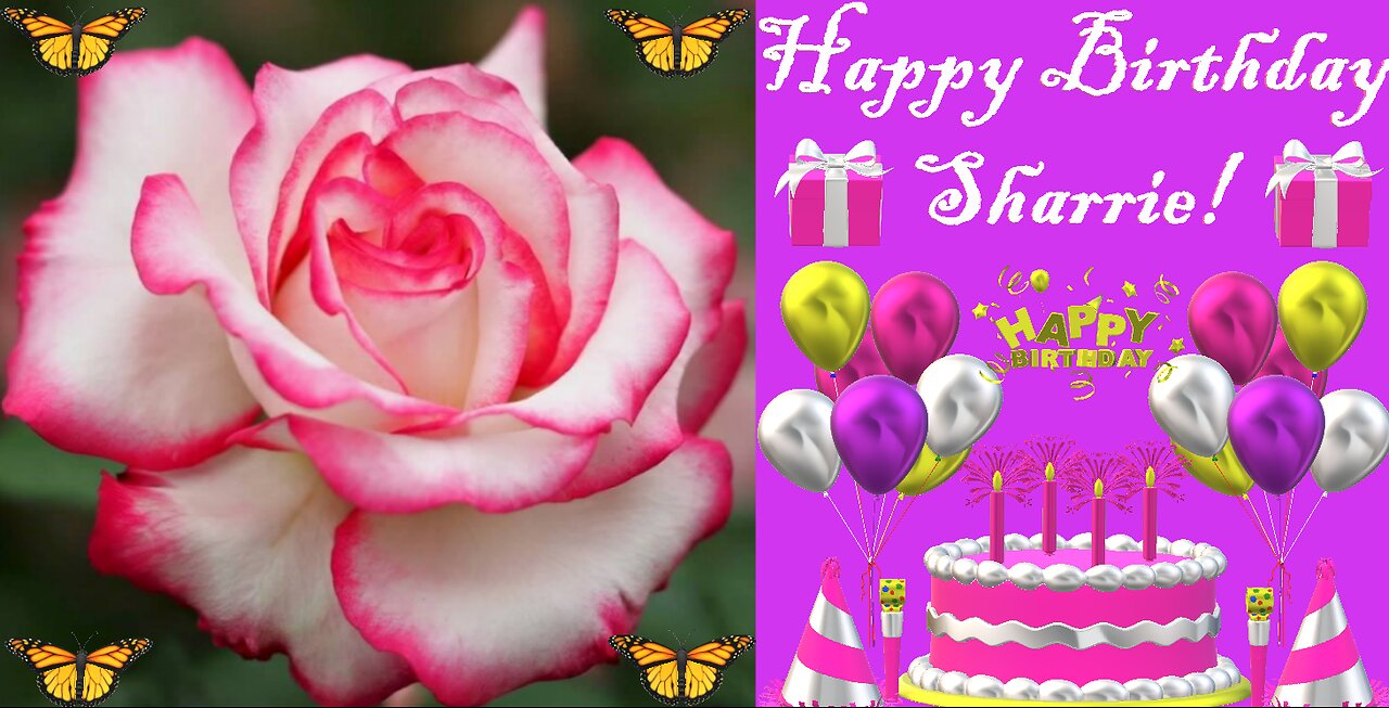 Happy Birthday 3D - Happy Birthday Sharrie - Happy Birthday To You - Happy Birthday Song