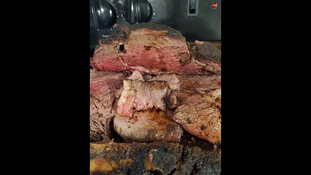 Prime Rib on a Cheap Grill