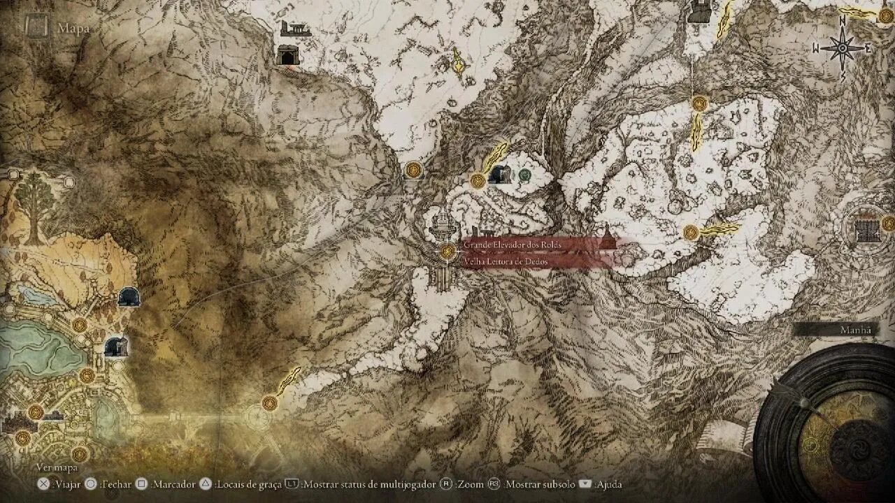ELDEN RING Localização da Tocha de St. Trina
