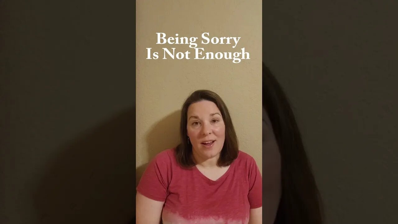 Is Being Sorry Enough? #shorts #christiancontent #christian #godsword