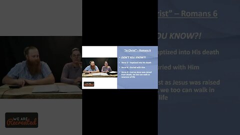 Immersed into Jesus | Romans 6 | We Are Recreated