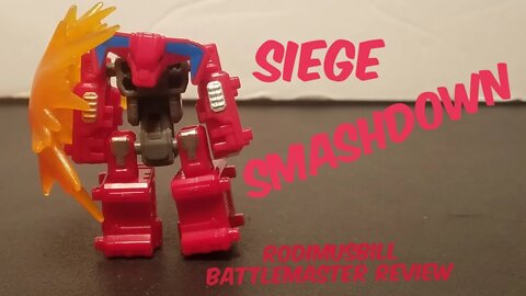 Siege AUTOBOT SMASHDOWN BATTLEMASTER Transformers War For Cybertron Figure Review