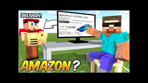 Ordering products from Amazon in Minecraft