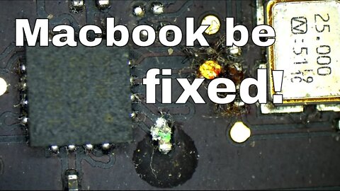 A1466 Macbook Air taking 70 mA and dead logic board repair