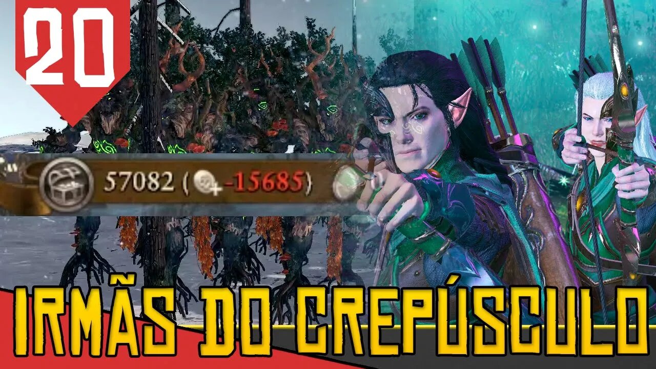 Gerenciando 15k NEGATIVO de GRANA - Total War Warhammer 2 Irmãs do Crepúsculo #20 [Gameplay PT-BR]