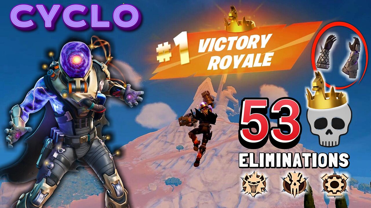 53 ELIMINATIONS Cyclo skin | FORTNITE Zero build gameplay