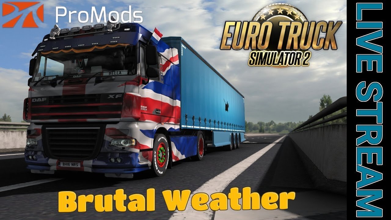 ETS2 1.38 LIVE ProMods 2.50 + Brutal Weather Mod #2