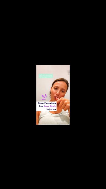 Safe core exercises for lower back pain