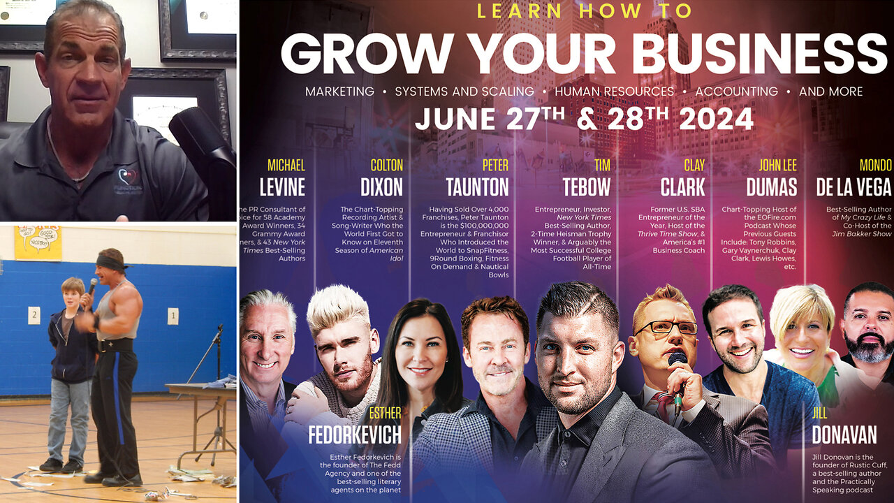 Business Podcast | 5 Proven Moves to Maximize Success While Reducing Your Stress 1. Time Blocking 2. Say No to Grow 3. Trade Ups & Trade Offs 4. Do the Math 5. Quickly Rebound + Tebow Joins June 27-28 Business Workshop