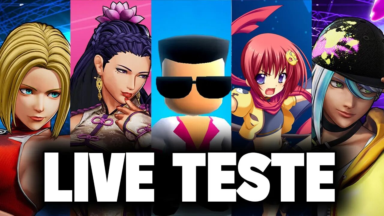 Live teste - Stumble Guys - The King of Fighters XV - Koihime Enbu