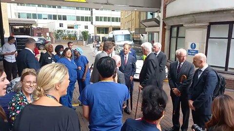 Prince Edward Windsor NHS staff visit 6 September 2022 #londonbridge