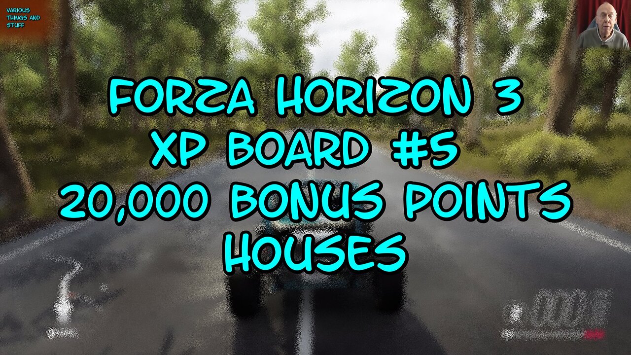 Forza Horizon 3 XP Board #5 20,000 Bonus Points Houses Rumble