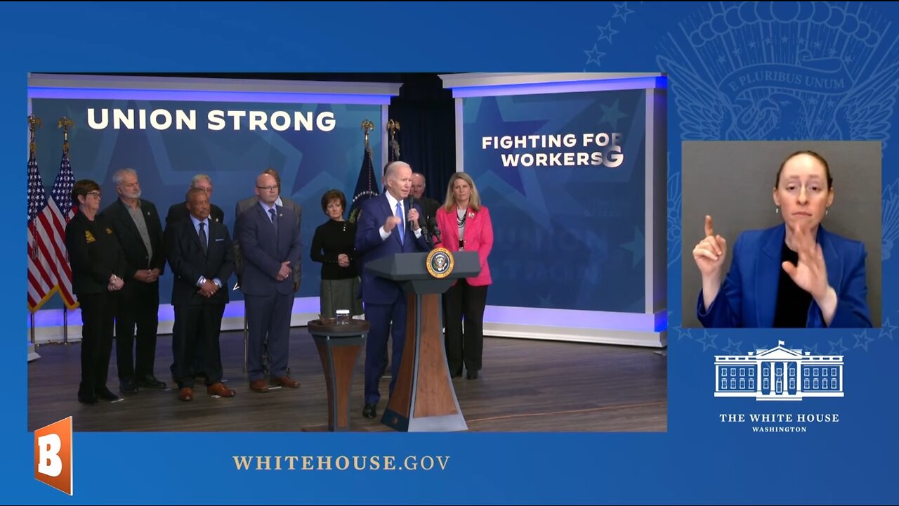 LIVE: Pres. Biden Delivering Remarks on Building Stronger Economy for Union Workers and Retirees…