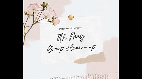 11th May Clean-up