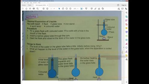 PHYSICS Class 8th Lecture#4 UNIT#9Thermal Expansion of liquids