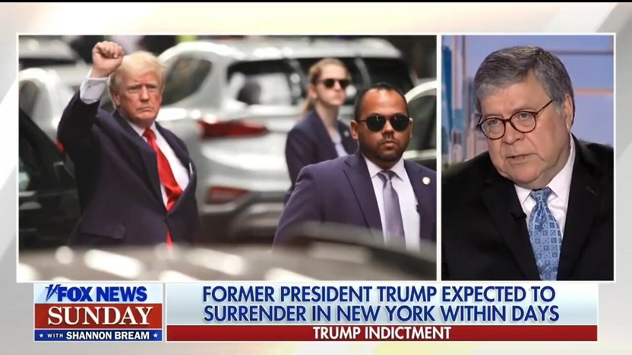 Fmr AG Barr: DA Bragg Is Going After Trump Rather Than The Crime