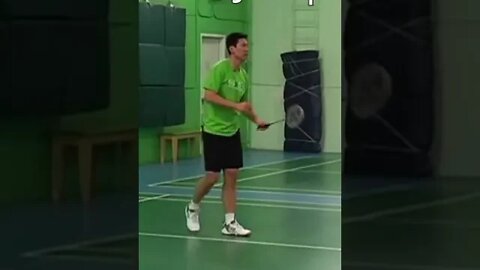 2 Ways to Hit a Jump Smash featuring Kevin Han (13-time U.S. National Badminton Champion) #shorts