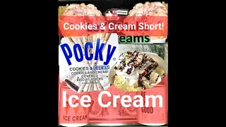 Cookies & Cream Covered Biscuit Sticks Ice Cream Short!