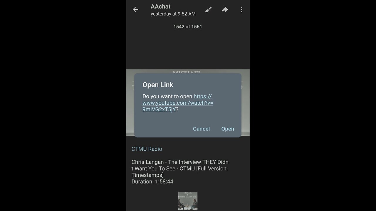 Documentary: Chris Langan and Michael Interview