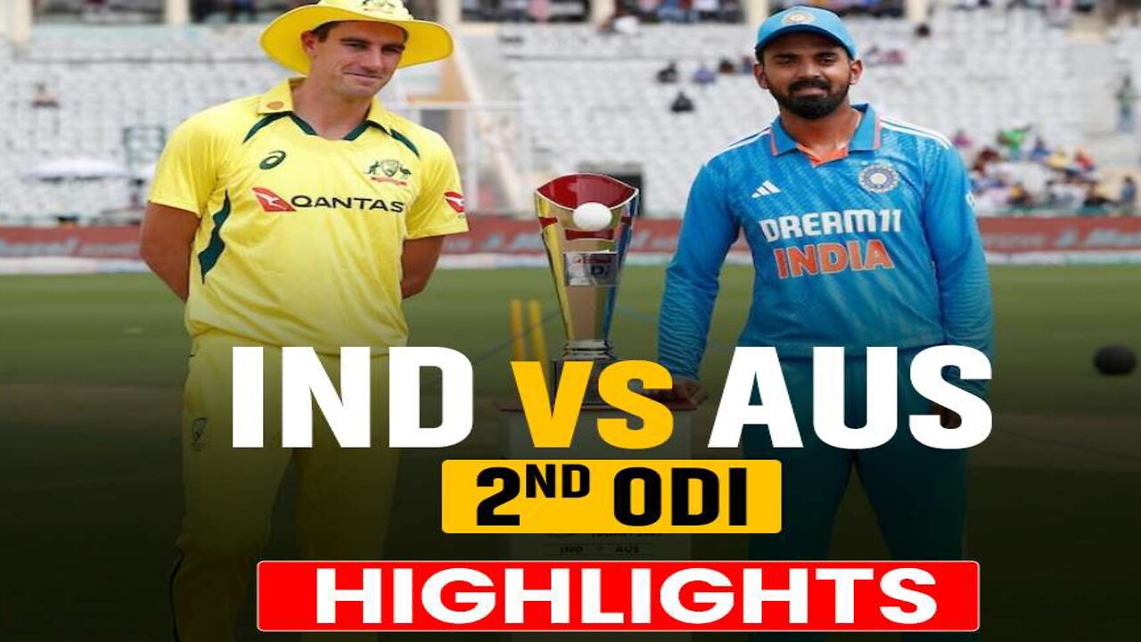 india and australia 2rd odi highlights