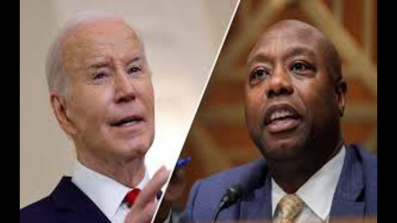 Sen. Tim Scott Biden Thinks Debate Mods Will Aid Him