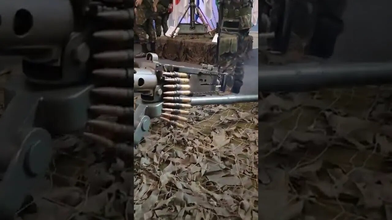 Metralhadora .50 do Exército Brasileiro #shorts